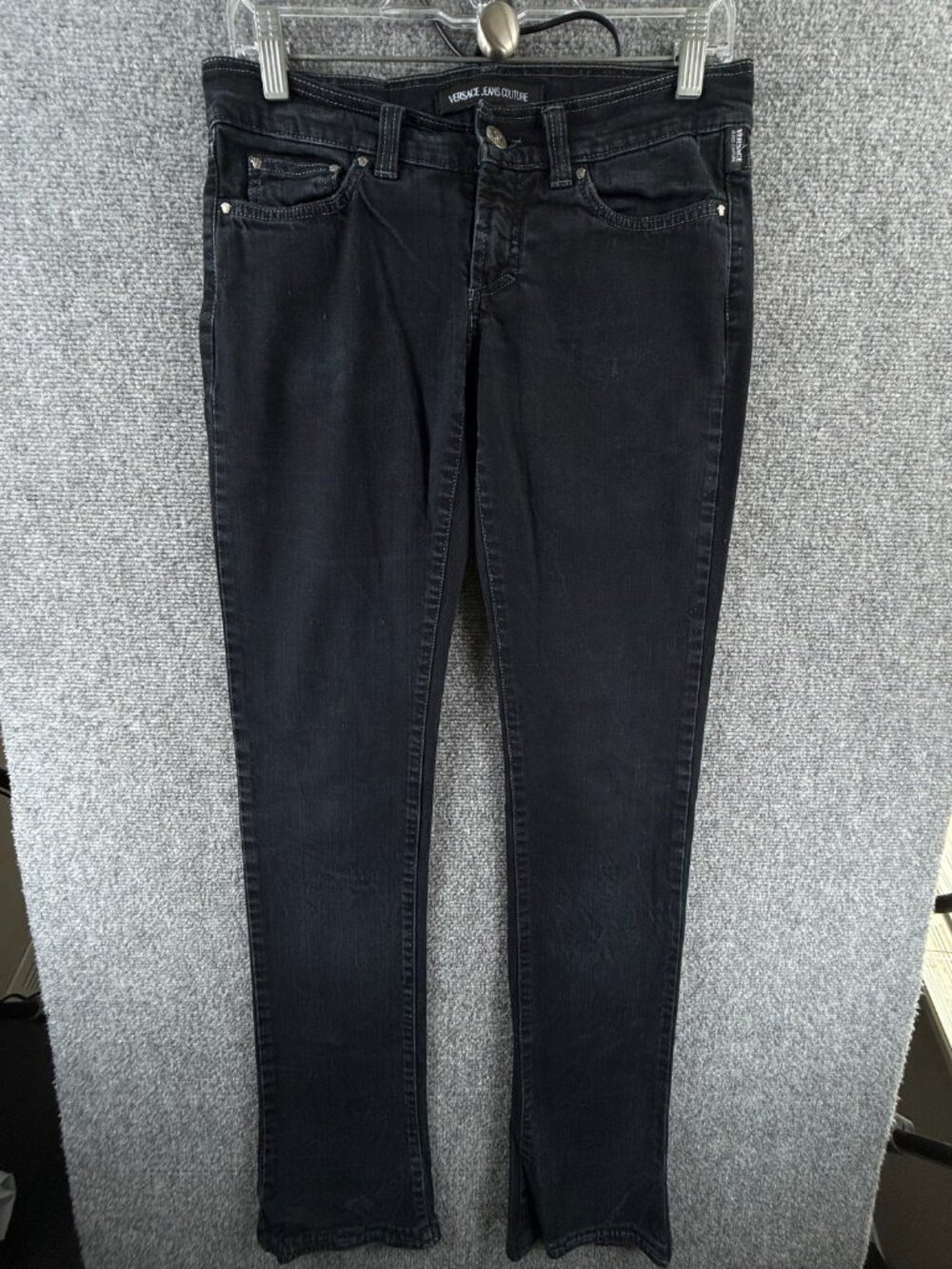 Versace Jeans Couture Dark Wash Denim Designer Italy 24 (38) Women ACTL 29X35